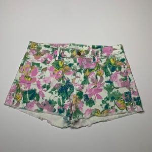 7 for all man kind Women Floral Cut Off Shorts 🌟